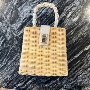 Antik Kraft Tan Woven Shoulder Bag